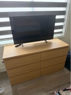 Queen bed frame and dresser