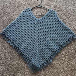 Hand knitted Throw Over 