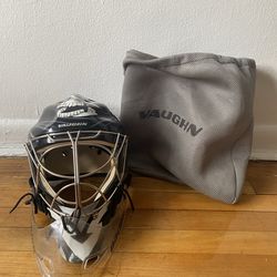 VAUGHN 8800 GRAPHIC CERTIFIED CAT EYE GOALIE MASK - SENIOR  *USED*