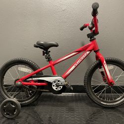 Specialized Hotrock 16 Kids Bike Coaster With Training Wheels Like New