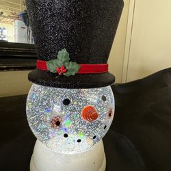 Bath & Body Snow globe Candle Holder 