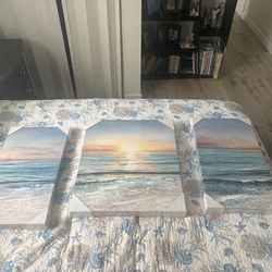 Beach canvas art