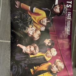 BTS's Japanese album "Face Yourself," Poster