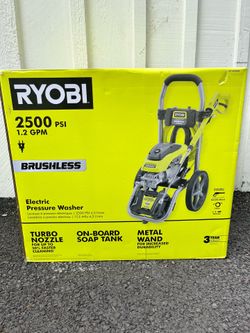 NEW Ryobi 2500 PSI Brushless Electric Pressure Washer – 1.2 GPM – Unopened