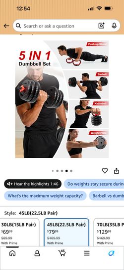 Adjustable weights