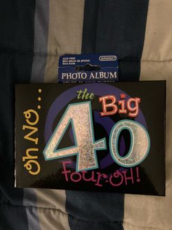 Birthday photo album. “Big 40”- 4x6 pictures