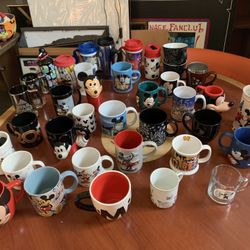 Huge Disney Coffee Mug/cup Lot New