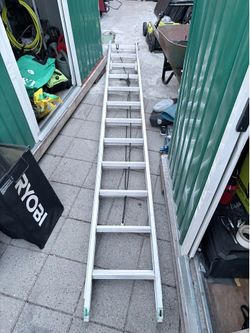 Werner 24 ft. Aluminum Extension Ladder (23 ft. Reach Height) with 225 lb. Load Capacity Type II