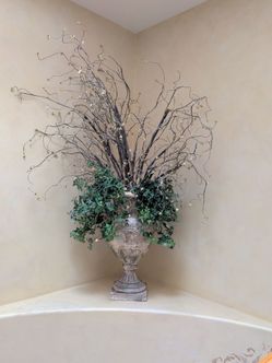 Large urn floral display