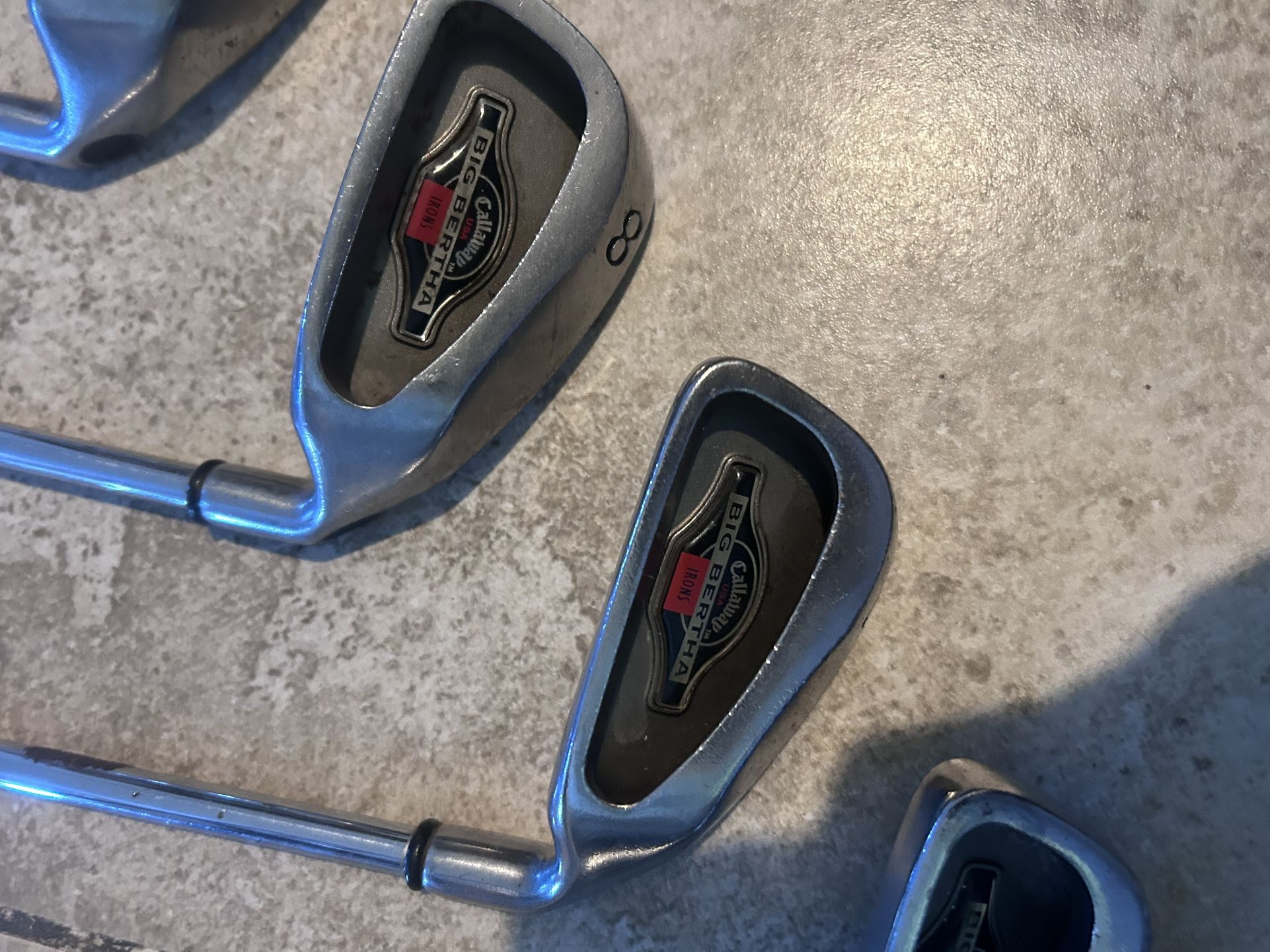 Used Callaway BIG BERTHA Mens Iron Set RH
