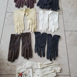 Vintage Leather Gloves $10 Each 