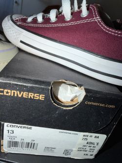 BIG KIDS SIZE 13 CONVERSE ALLSTAR