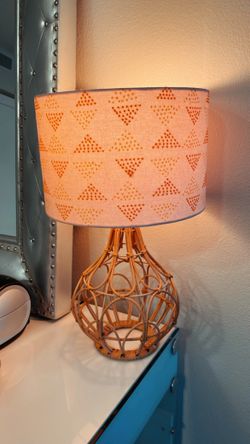 Pink Boho Target Lamp 