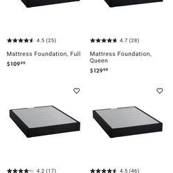 New Bed Foundation Twin Box Spring  ( Wrapped In Plastic )  