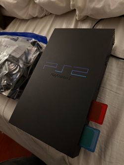 PS2 CONSOLE + ALL WIRES • FIRM • NO OFFERS