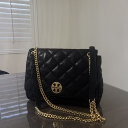 Tory Burch Willa Quilted Leather Shoulder Bag