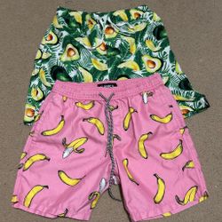 2 mens swim shorts