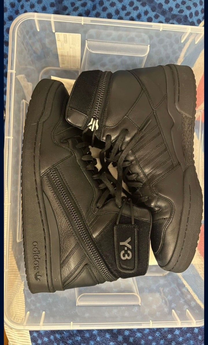 VNDS ADIDAS Y-3 FORUM HI OG “TRIPLE BLACK” SZ 11