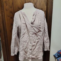 Velvet By Graham And Spencer Linen Top