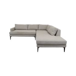 West elm Andes Sofa Grey Sectional