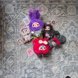 Baby Three Plush Pendant Lot