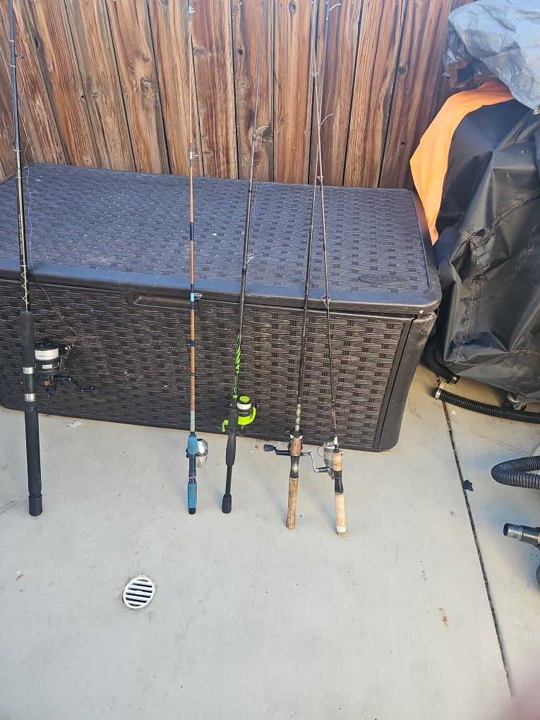 4 5' Fishing Rods All 4