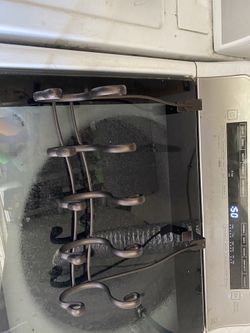 Iron over the door coat rack