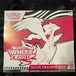 Pokemon White Flare ETB Elite Trainer Box - Factory Sealed