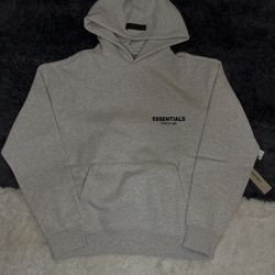 Essentials Light Oatmeal Hoodie Sizes: XS-S