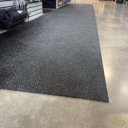 RUBBER FLOORING GYM FLOOR - COMMERCIAL GRADE! Heavy Duty Indestructible, Better Than Horse Stall Mats