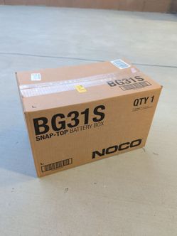 Snap top battery box