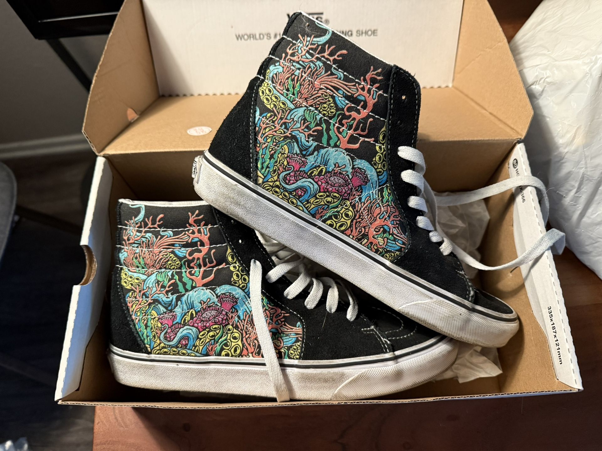 Vans Sk8-Hi “Underwater” Sneakers - Size US Men’s 8 / Women’s 9.5