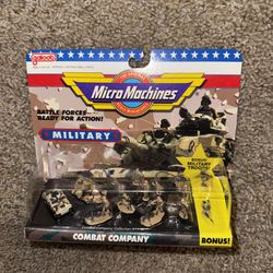 VTG 1991 Galoob Micro Machines Military Combat Company #11 Sealed Hummer Troops