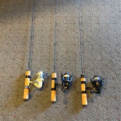 Frostbite Ice Fishing Rods With Reels And Line for Sale in Arlington  Heights, IL - OfferUp