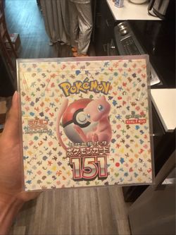 Pokemon Card Scarlet & Violet 151 Booster Box sv2a New Factory Sealed Japanese