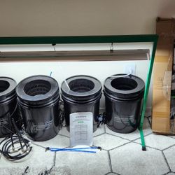 Vivosun hydroponic system, Grow tent, and Grow light