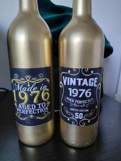 50's /1976  birthday bottles