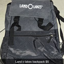 Land O Lakes Back Pack