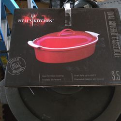 Hells Kitchen Oval Casserole Dish 
