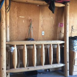 Canopy pine queen bed frame