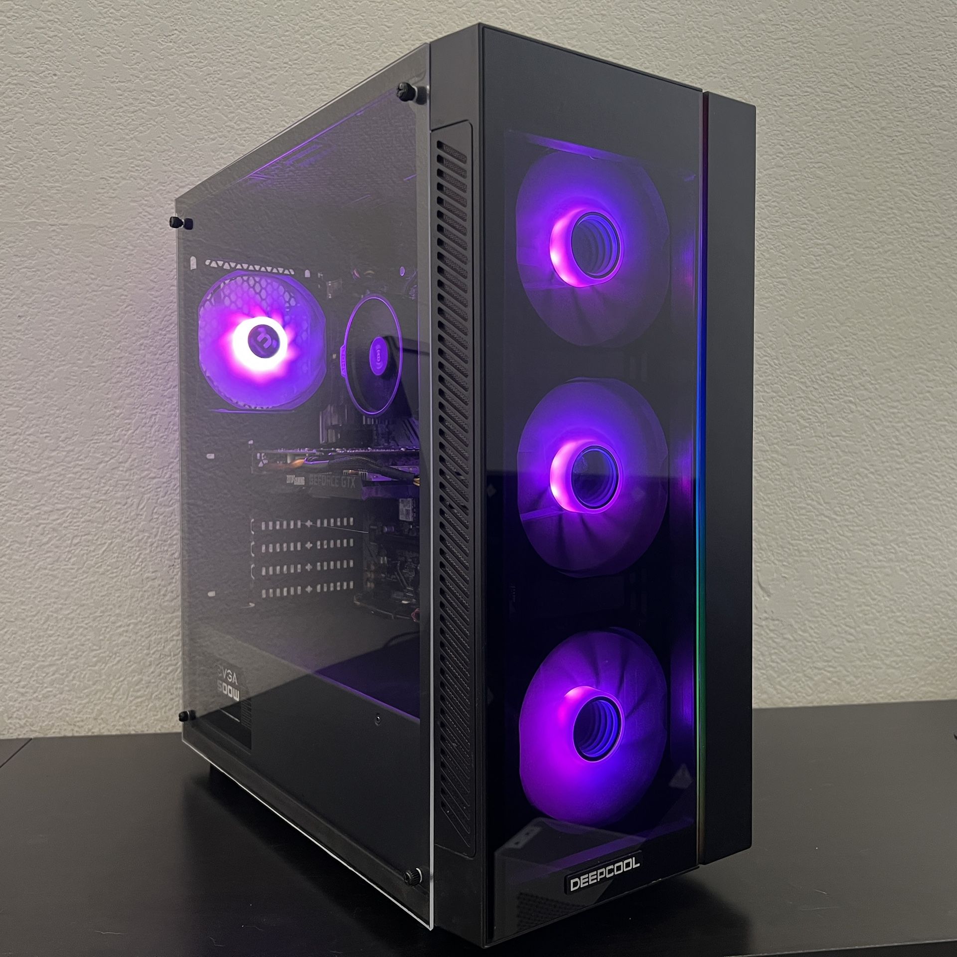 FAST Custom Midrange Gaming PC Computer (Ryzen 5 3400G, GTX 1660 = RTX 3050, 32GB RAM, 256GB NVMe + 2TB HDD, WiFi)
