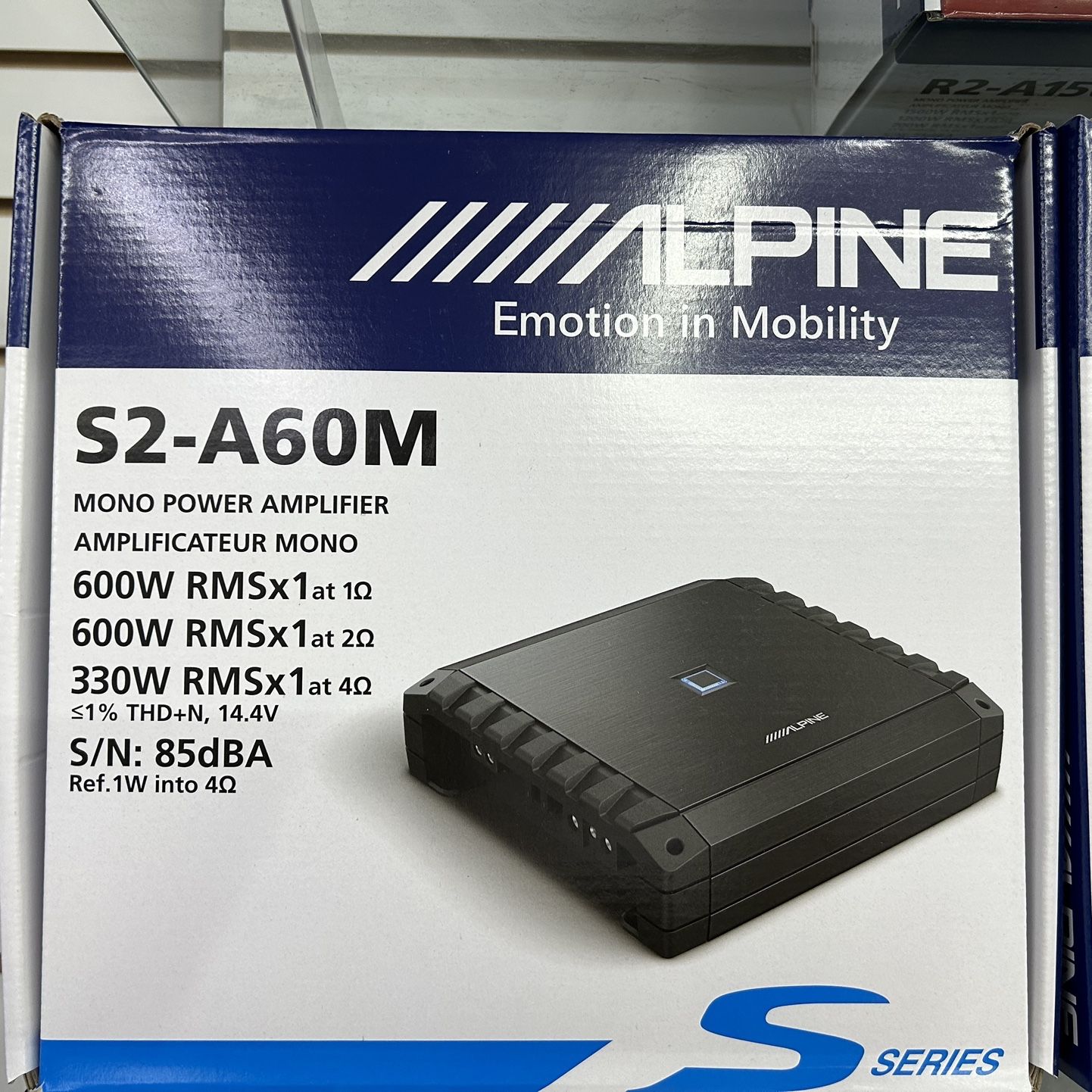 Alpine S2-A60M 600 Watts Monoblock Amplifier 