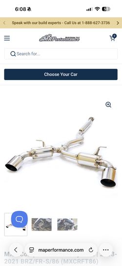 MXP Comp RS Cat-Back Exhaust System   Scion Frs/ Toyota 86/ Brz