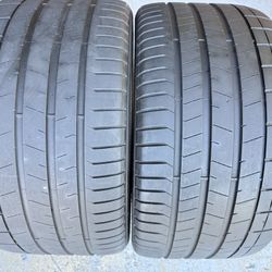 TWO TIRES 305/30/20 Pirelli P Zero PZ4 Like New With 75-90% Left Amazing Pair • Mint 