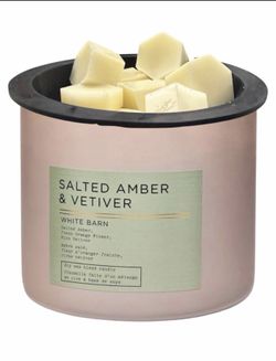 Wax Melts 4oz - Bath and Body Works - Salted Amber & Vetiver