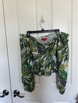 Guess strapless crop top