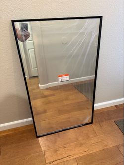 TETOTE BLACK BATHROOM MIRROR