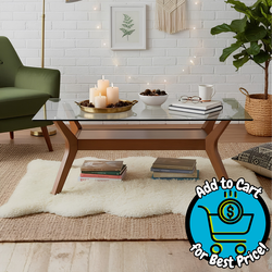 Jermarius Glass Top Single Coffee Table