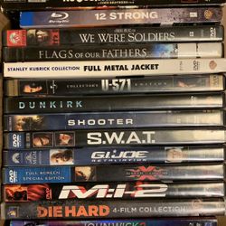 20 DVDs  1 Blu-ray - Action 