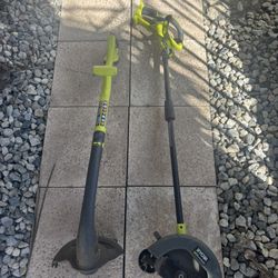 Ryobi Edger And Weed Whacker